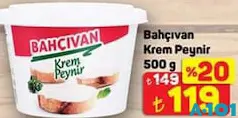 BAHÇIVAN KREM PEYNİR 500 GR fiyat ve kampanya bilgisi